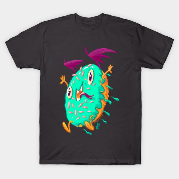 Dunky Glaze the Demon Donut T-Shirt by natebear